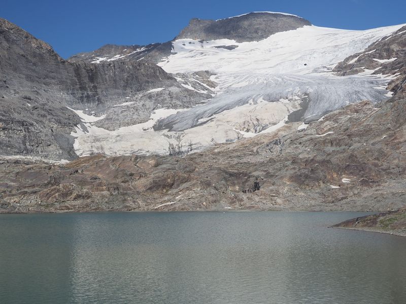 Glacier et lac de l'Arpont (vallée de la Maurienne, 73)