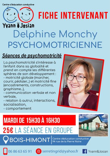 Delphine Monchy, psychomotricienne