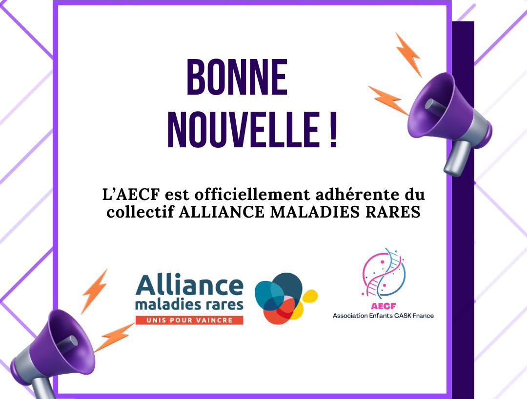 l'AECF est officiellement adhérente du collectif ALLIANCE MALADIES RARES