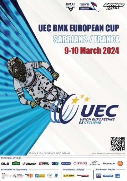 Coupe d'Europe BMX Racing - Manches 1 et 2 - Sarrians (FRA) : Invitation