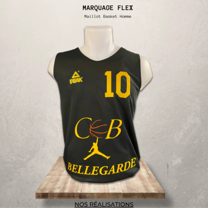 Maillot basket dos homme bk