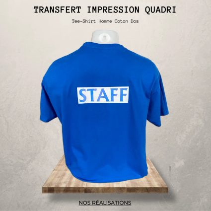 Tshirt homme dos staff