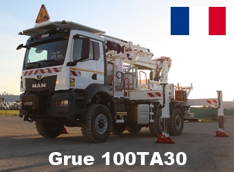 Risa livre une grue 100TA30