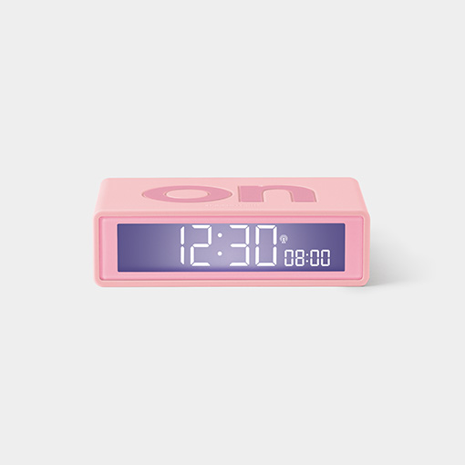 Reveil rose flip
