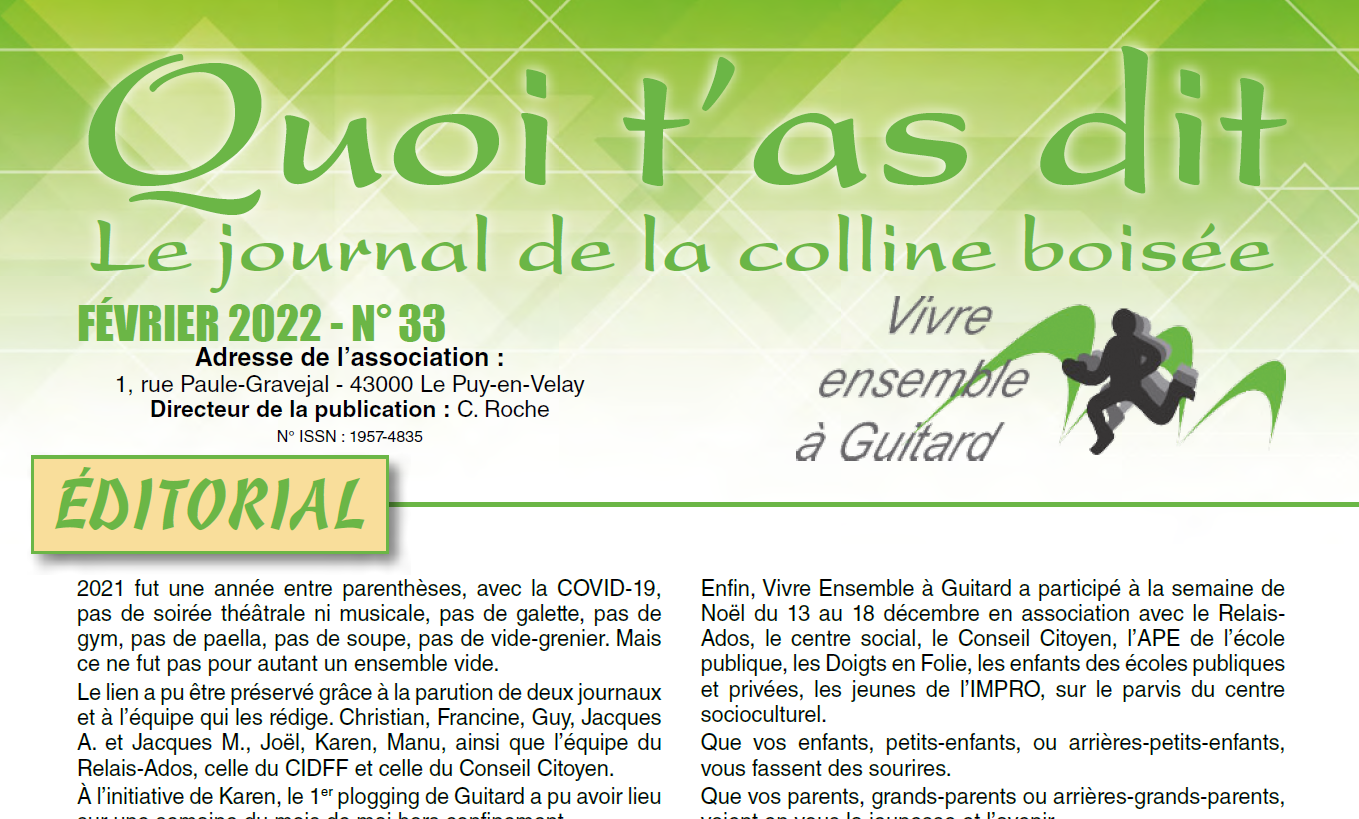 Numéro 33 - Février 2022