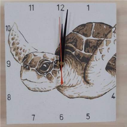 Horloge tortue
