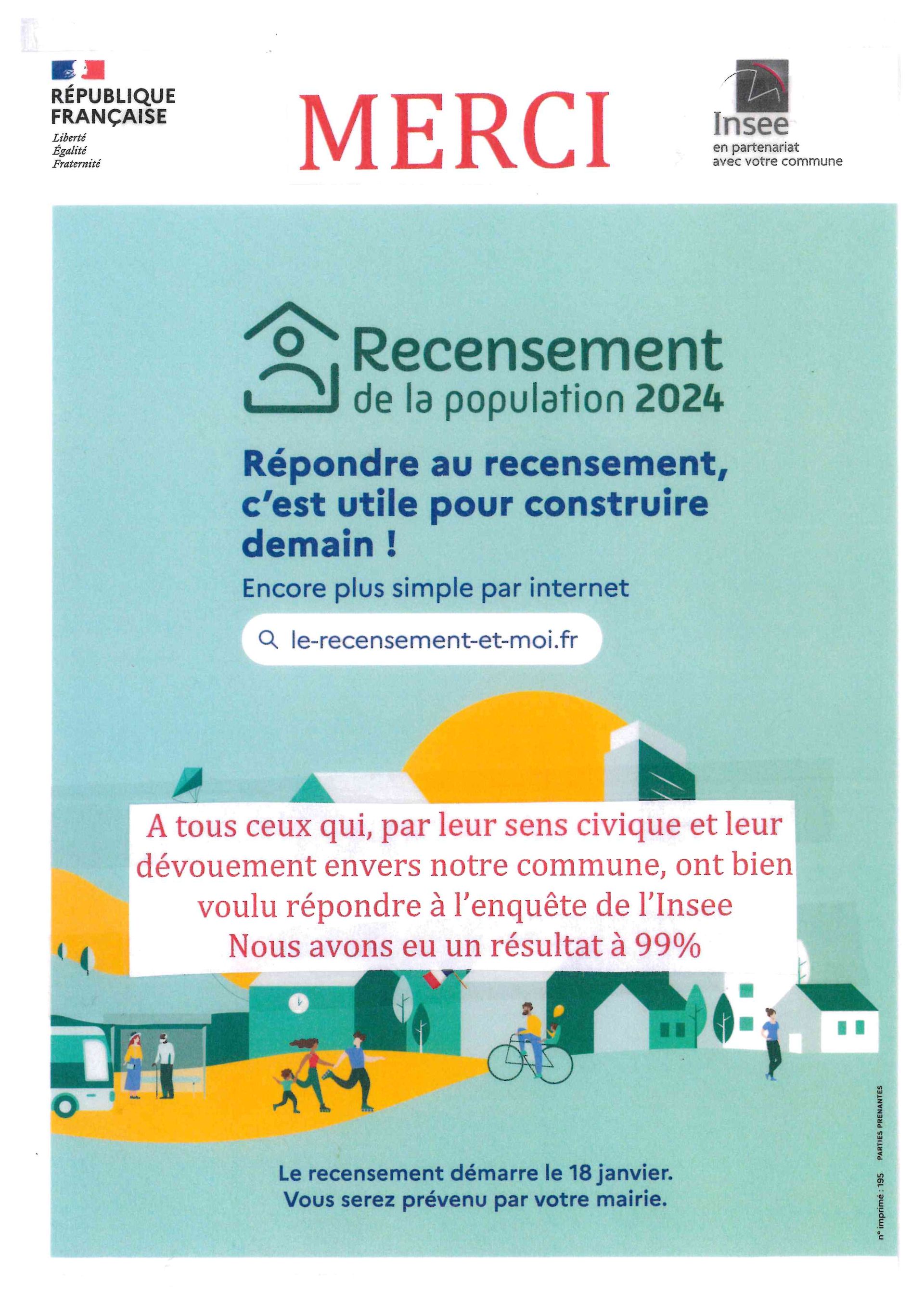 RECENSEMENT DE LA POPULATION 2024