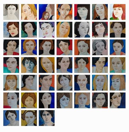 Galerie portraits femmes marie f flambard