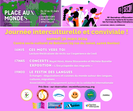 Journée interculturelle du Festival Place au Monde !