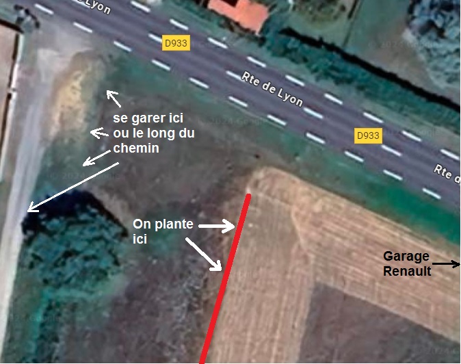 Plantation supplémentaire sur notre pépinière ! samedi 9 mars à Reyrieux