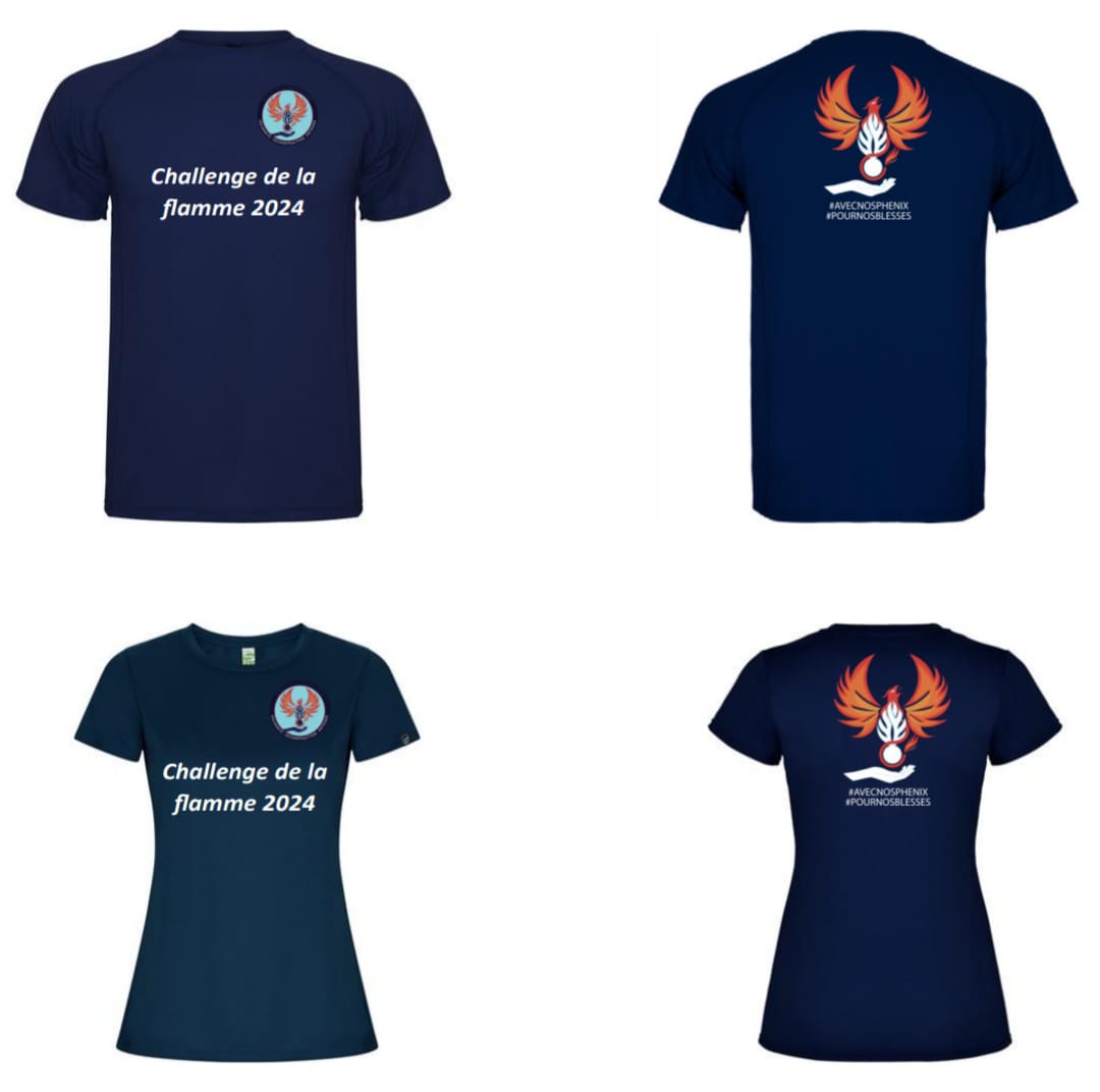 Tshirt challenge flamme