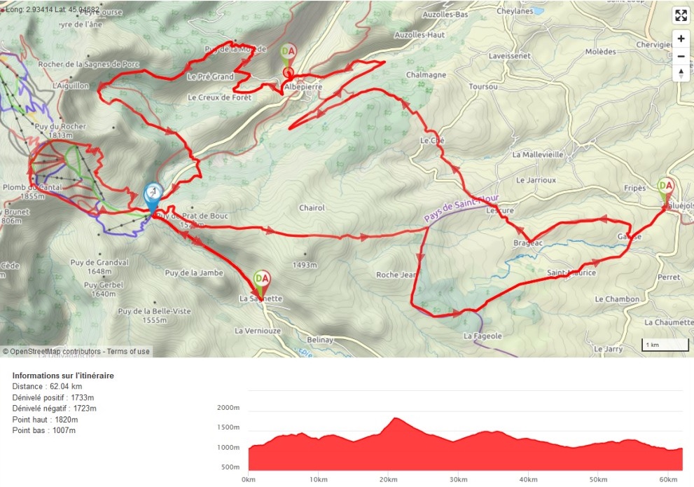Rando anes 4 jours en gites le plomb du cantal 
