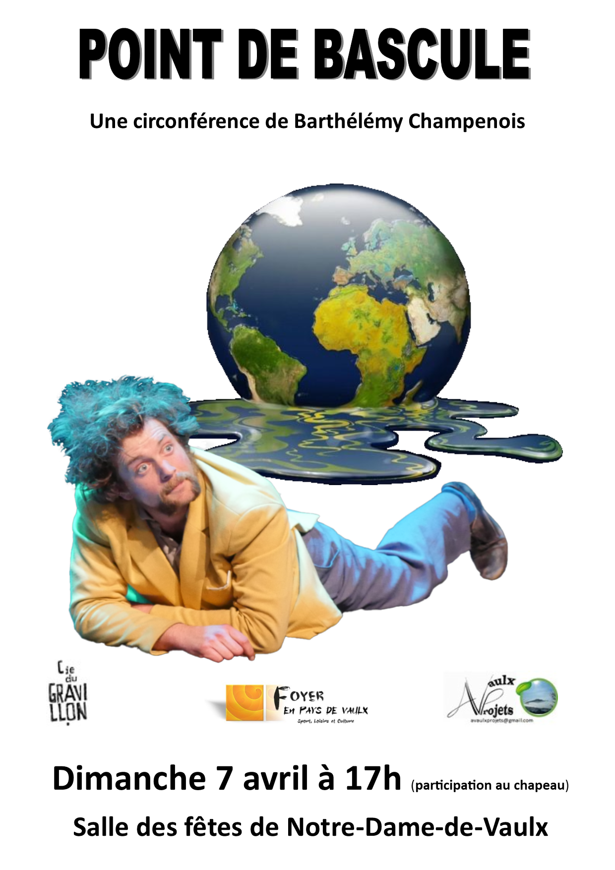 Conférence scientifico-théatrale sur les sciences du climat.