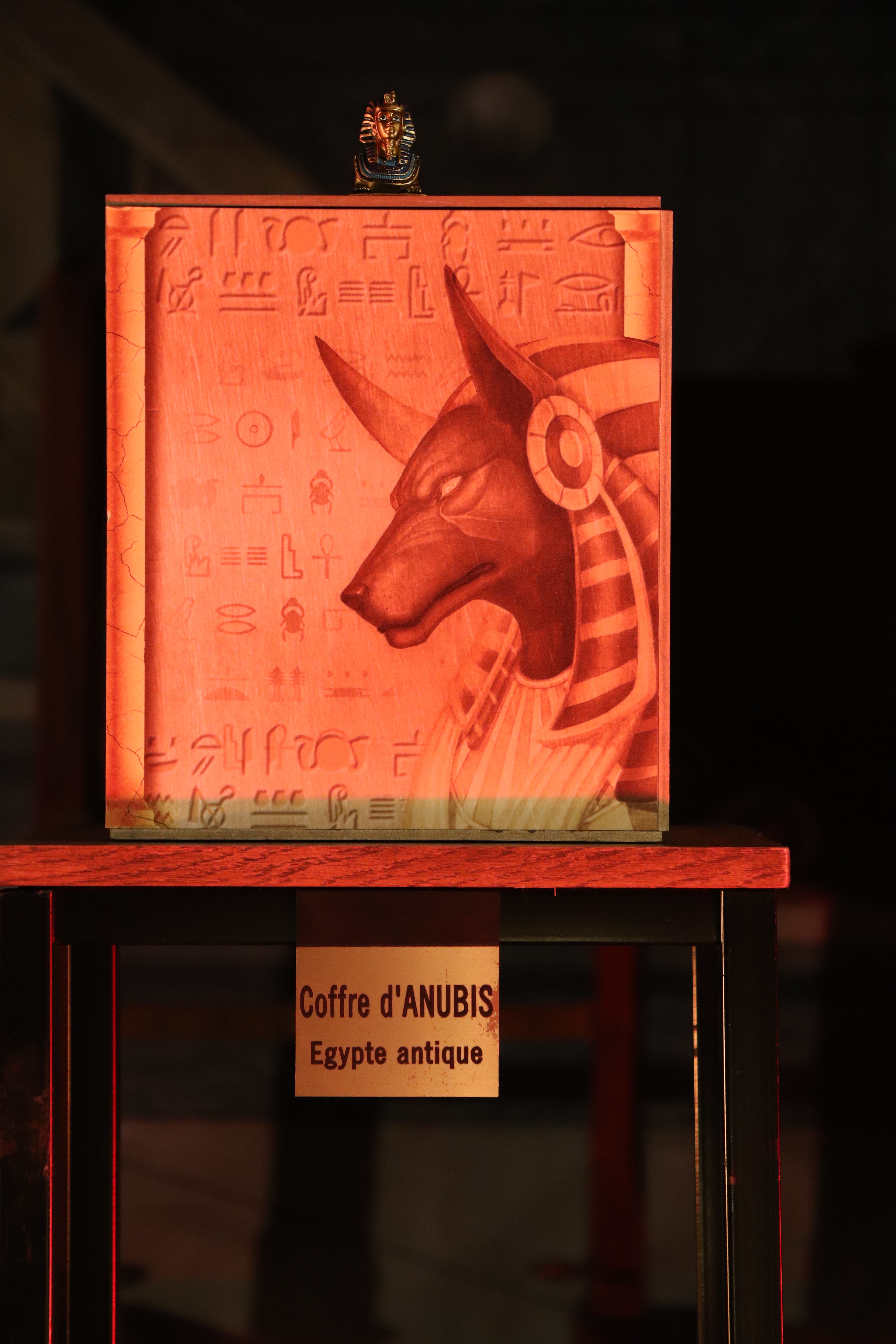 Anubis pierrafeu magicien hologramme 