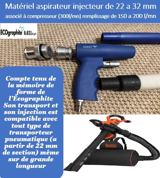 notice pistolet billes isolantes, injection aspiration de billes