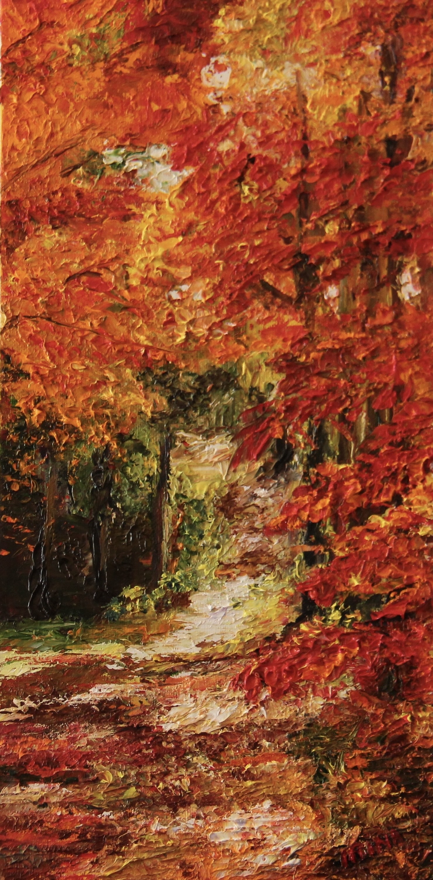 Automne peinture irinart