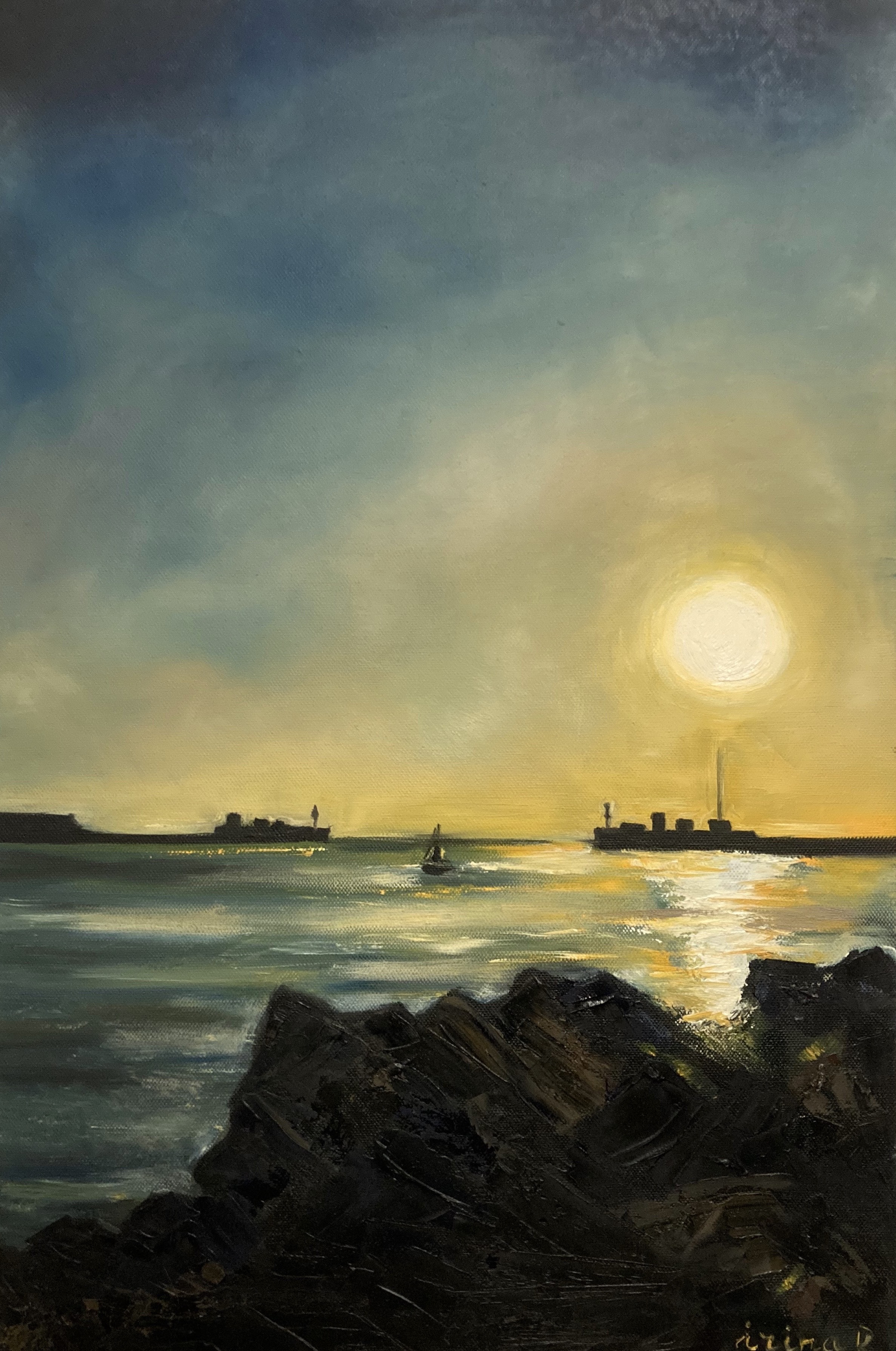 Entree du havre peinture irinart