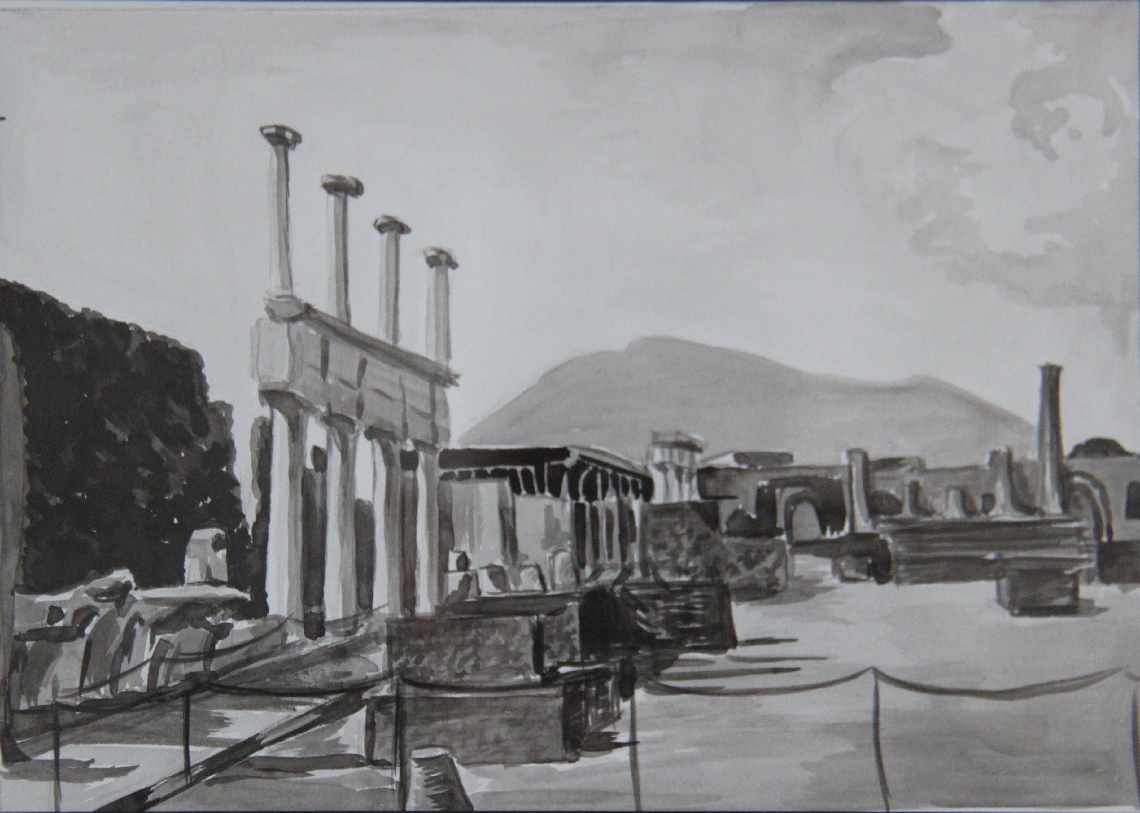 Pompei encre irinart