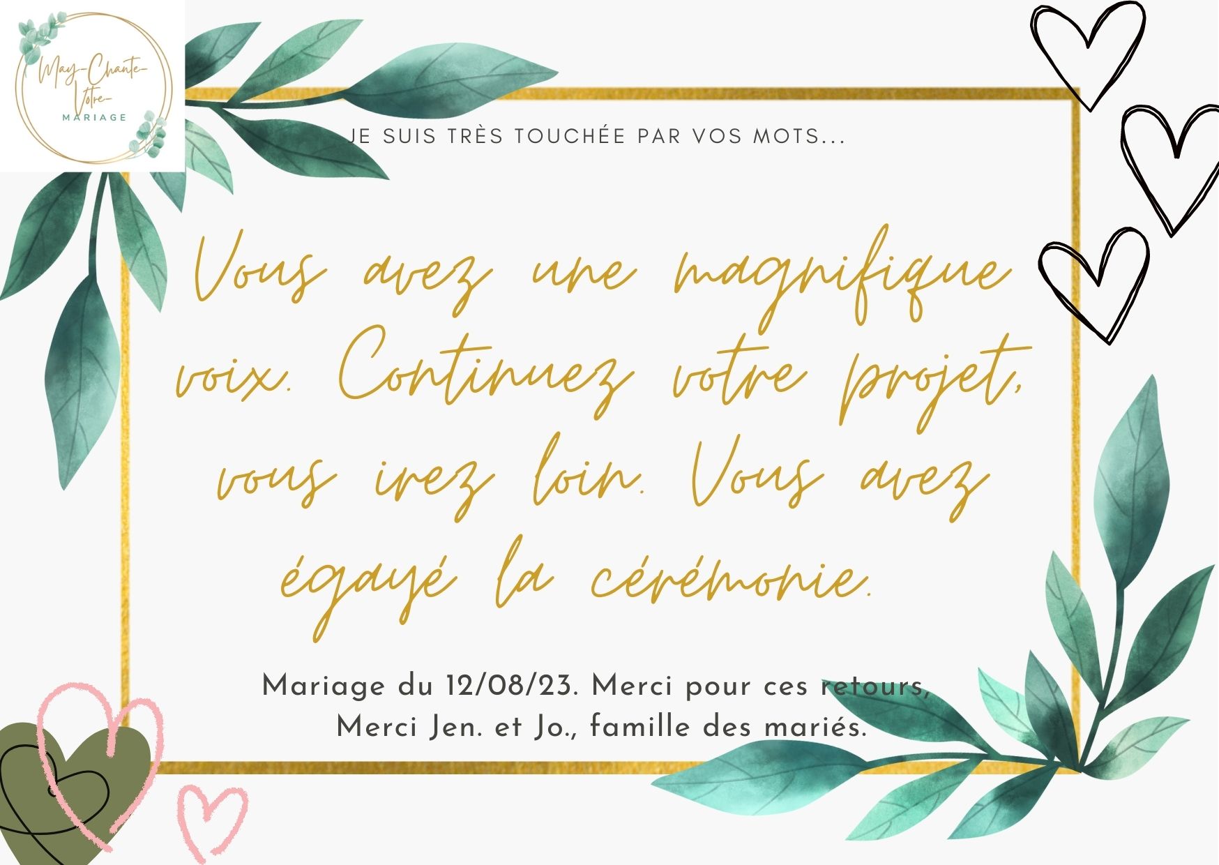 Livre d or maychantevotremariage no1