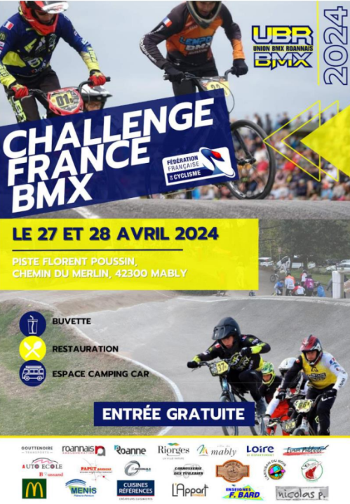 Challenge France BMX Racing 2024 SE #2 - Bollène: Guide de compétition