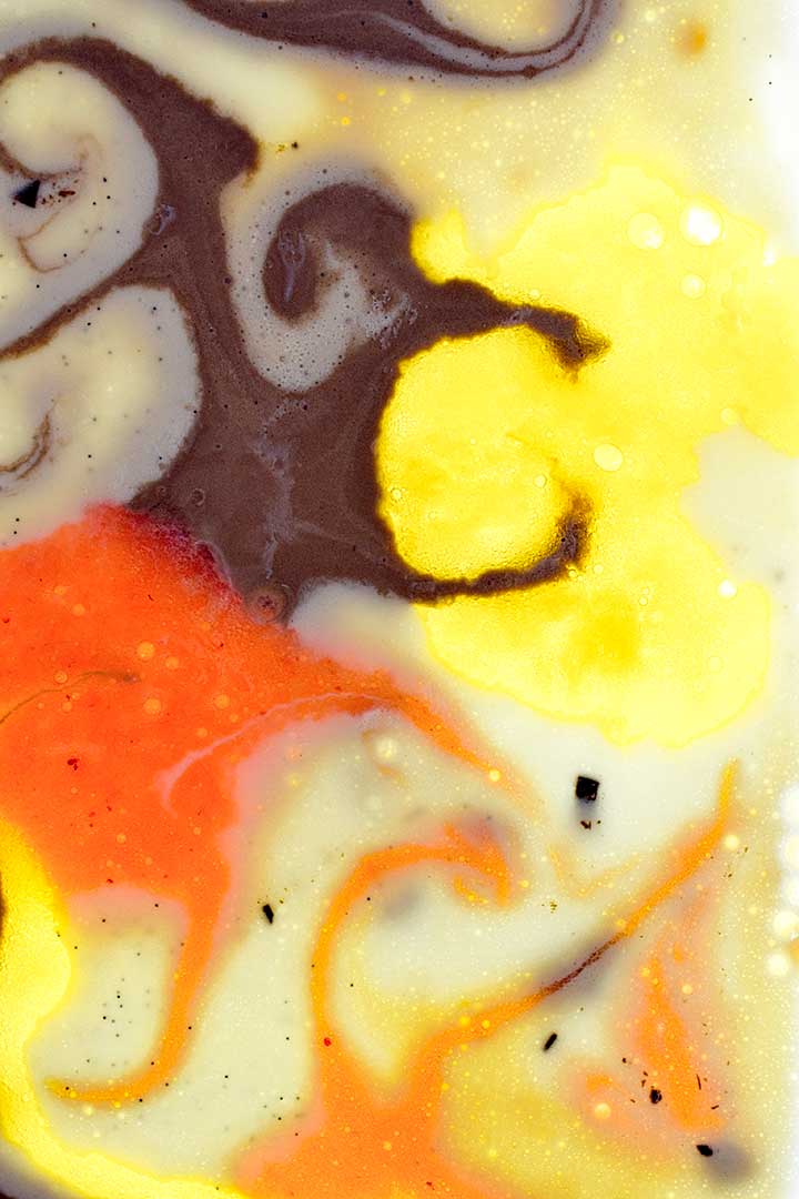 Glace fondue arbre