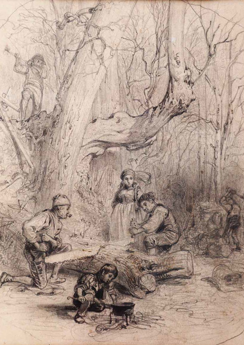 Les bucherons karl girardet 1813 1871