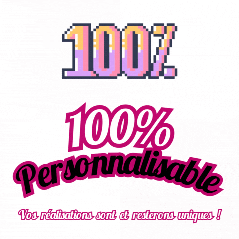 Un de nos points forts est la création de supports qui sont 100% personnalisable.