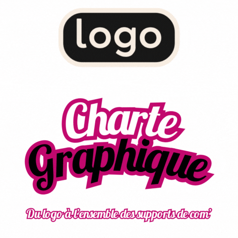 En plus de concevoir tout nos supports, nous créons aussi la charte graphique, du logo à l'ensemble des supports de communication ce qui représente un de nos points forts.