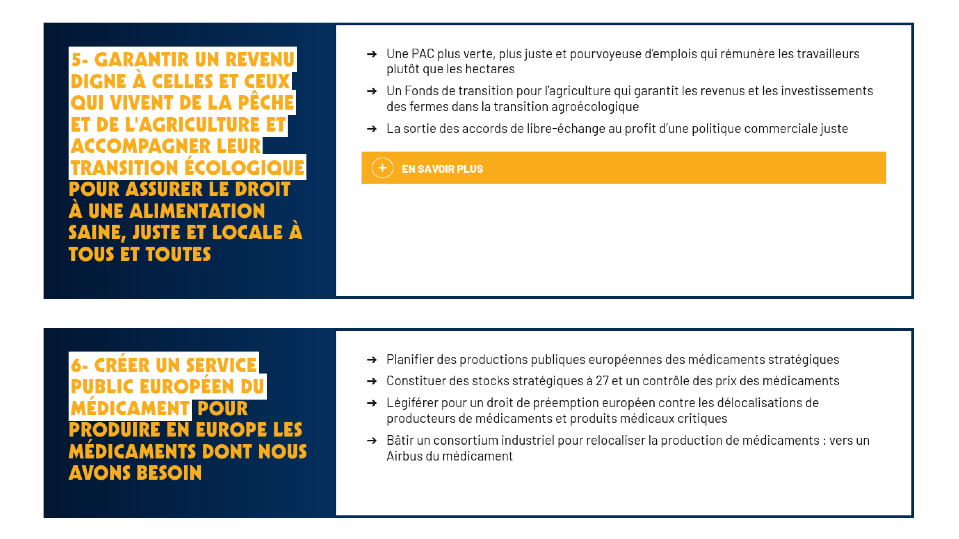 Les ecologistes 10 mesures programme europeennes 4