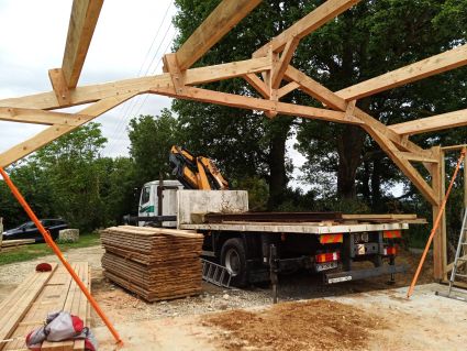 garage en bois