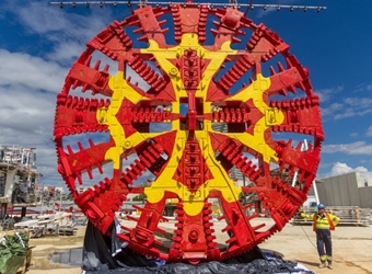 Le tunnelier de la Ligne C dévoilé