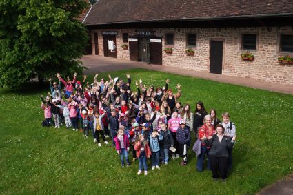 Photo de groupe vue d en haut 2