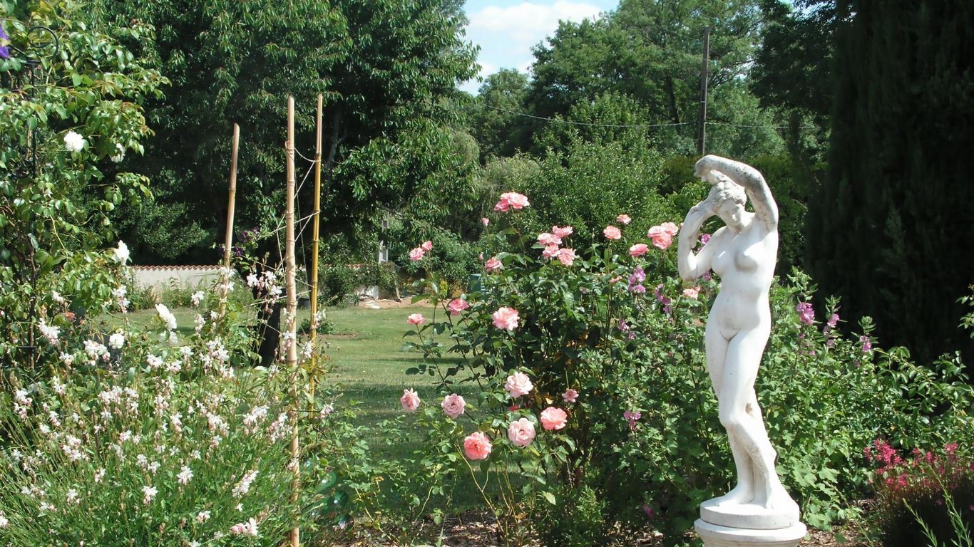 Jardin chez Phoenixette 
