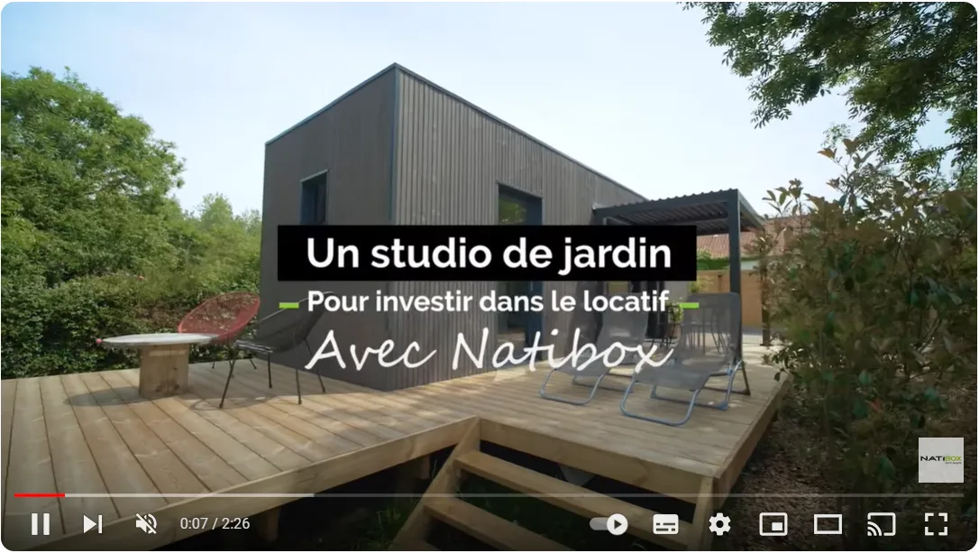 Vidéo promotionnelle de notre studio de jardin, par Natibox