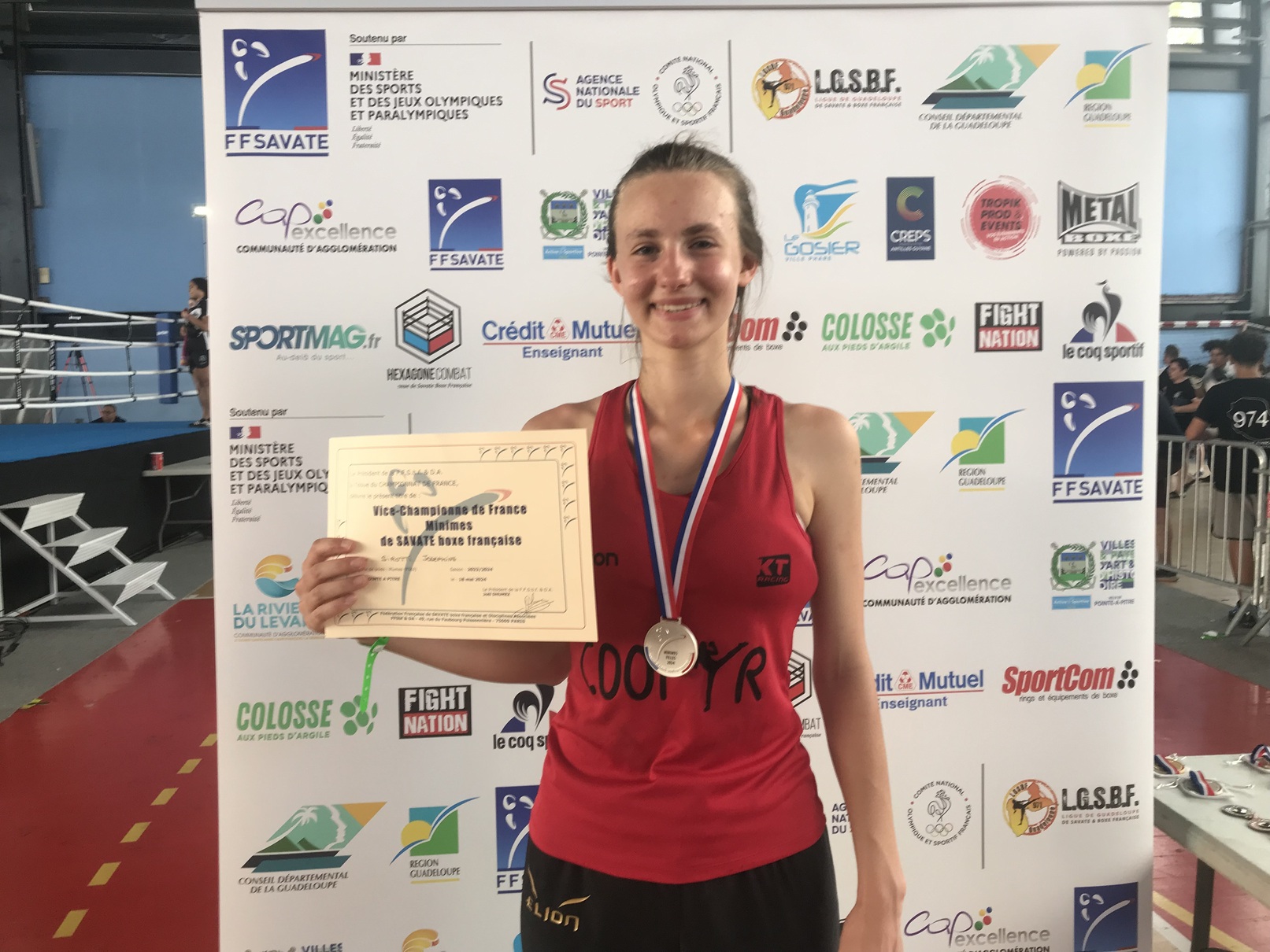 Josephine, vice championne Minimes 2024