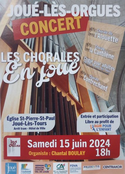 CHORALES EN JOUÉ   🎶🎵 Samedi 15 juin