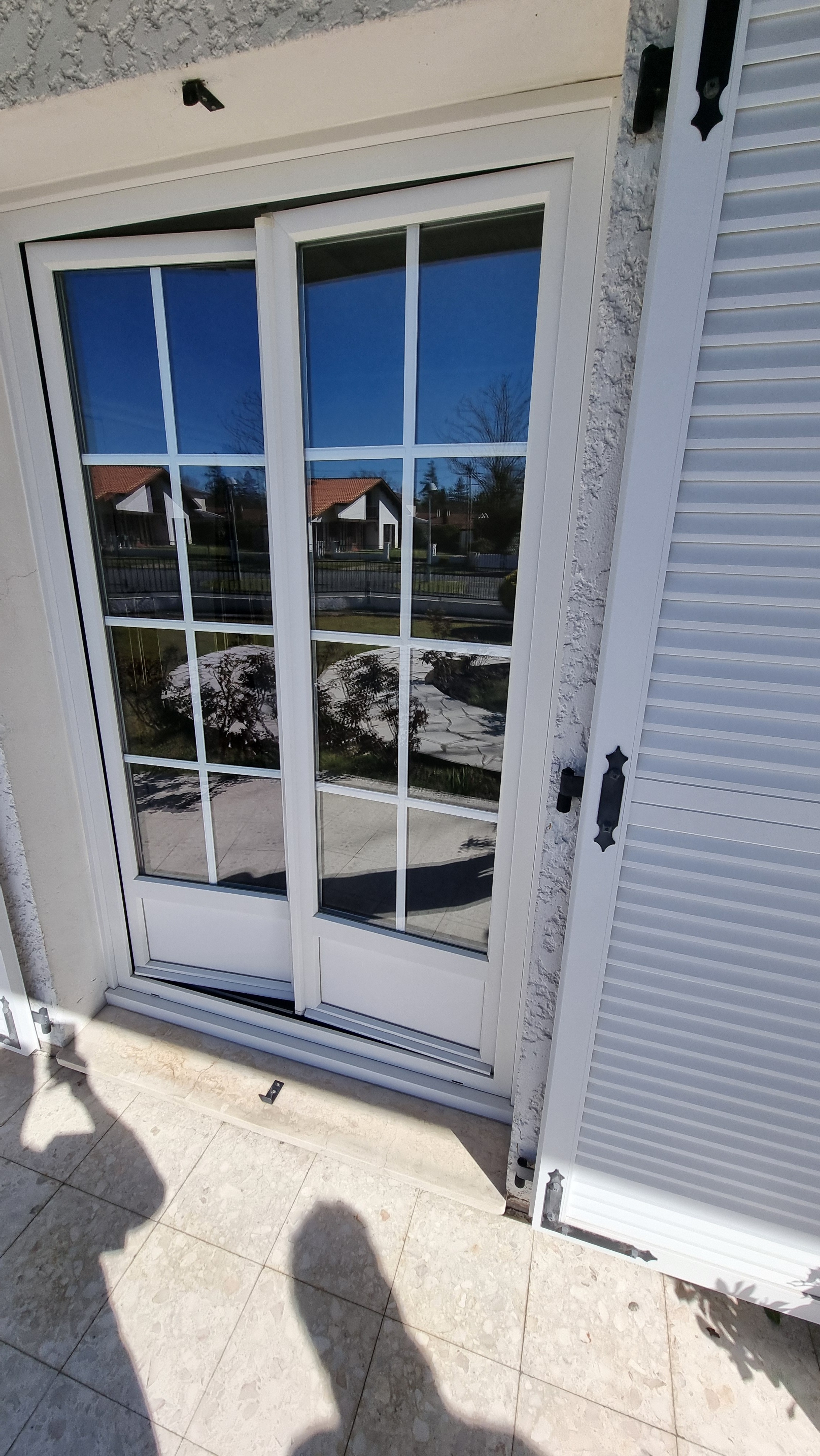Remplacement d'un double vitrage cassé