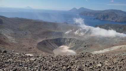 Fumerolles du vulcano