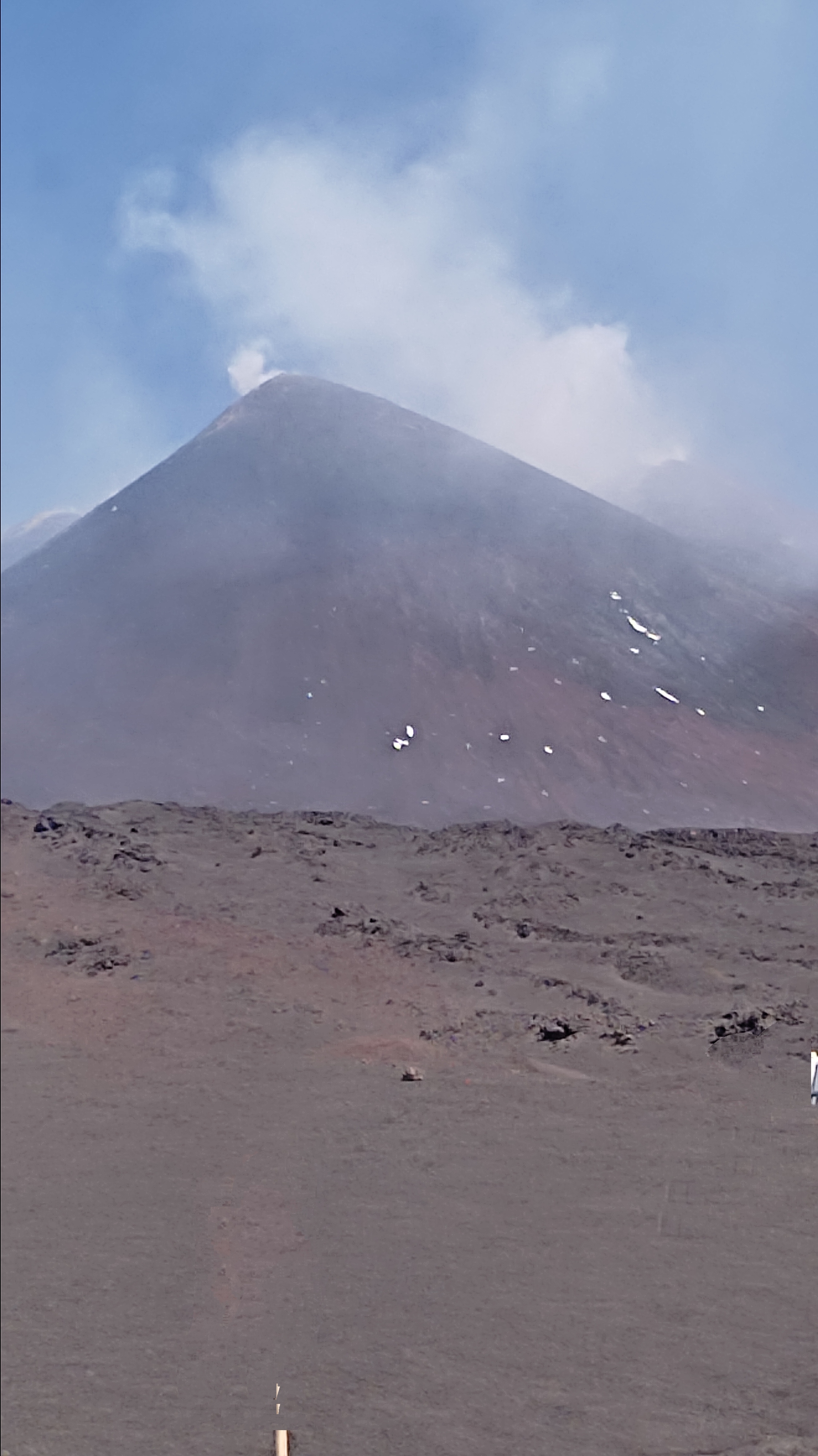 L etna de loin