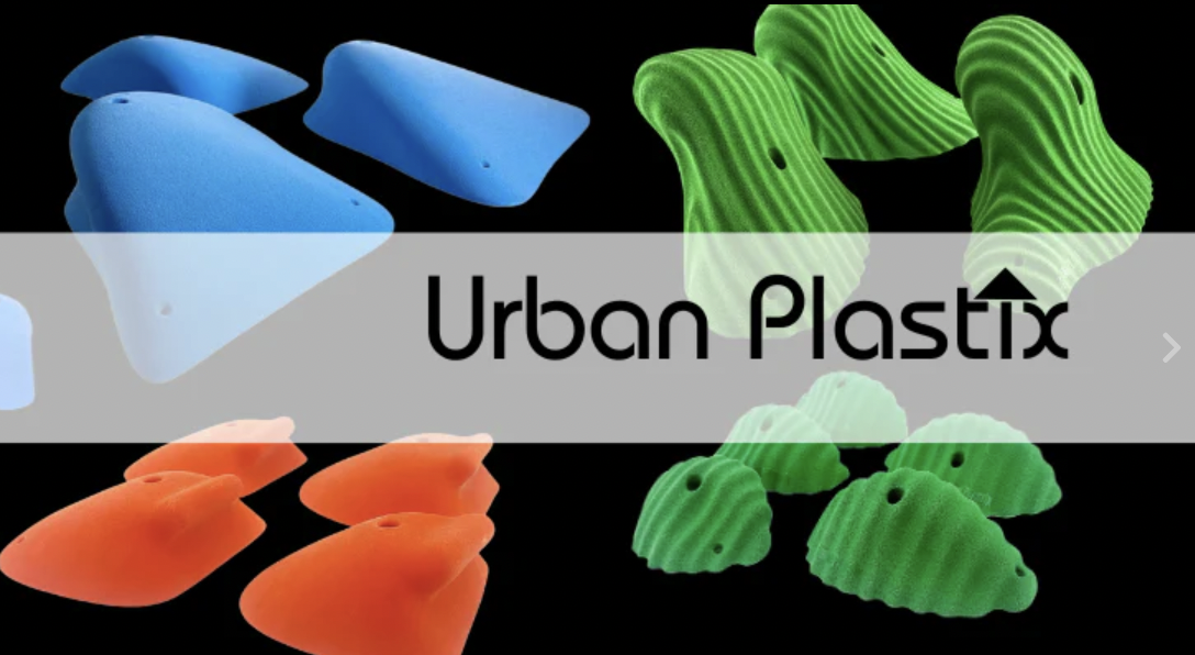 All the Urban Plastic holds and volume's ranges are available on shopholds