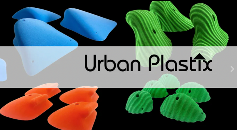 All the Urban Plastic holds and volume's ranges are available on shopholds