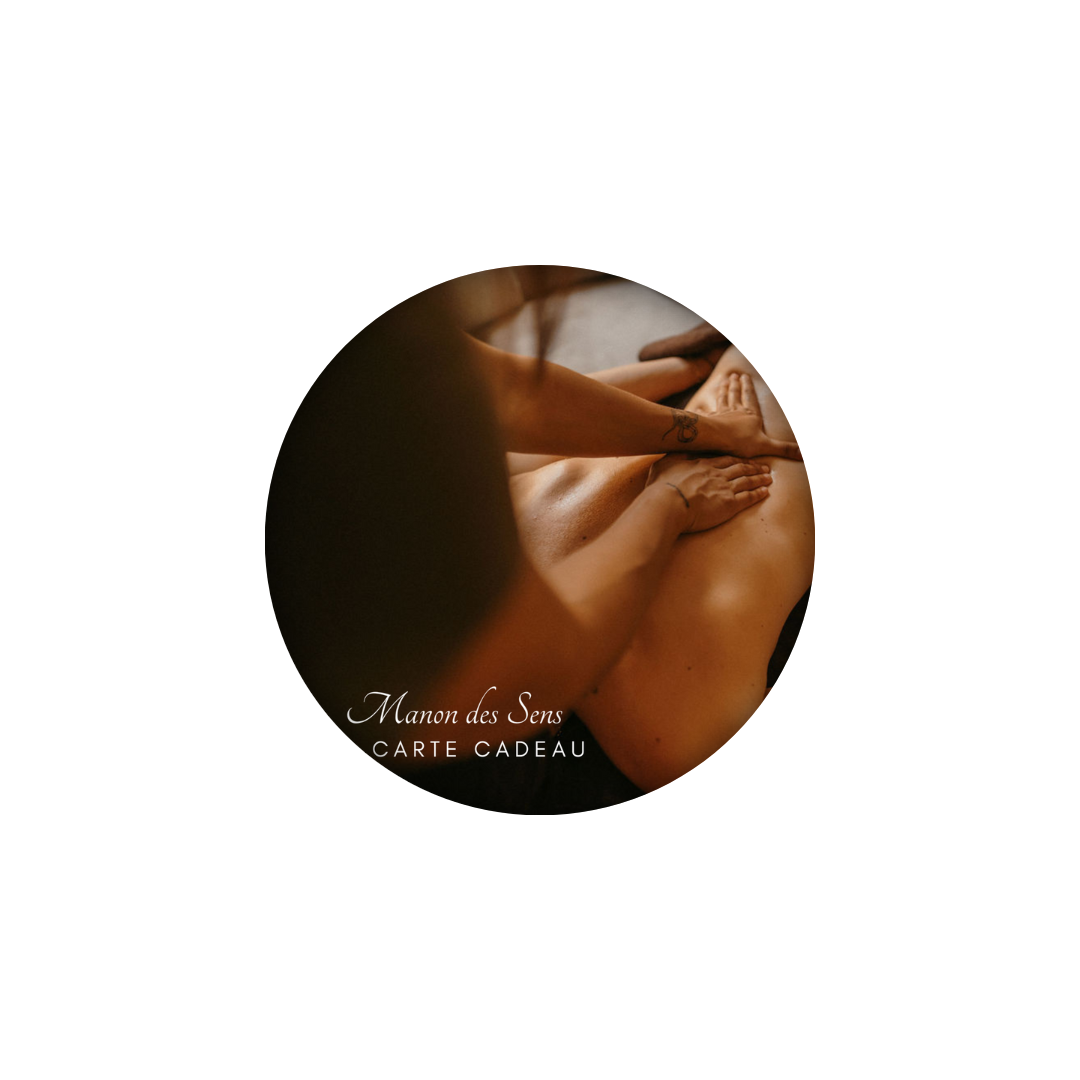 Carte cadeau massage pour offrir un massage à aix en provence chez Manon des Sens