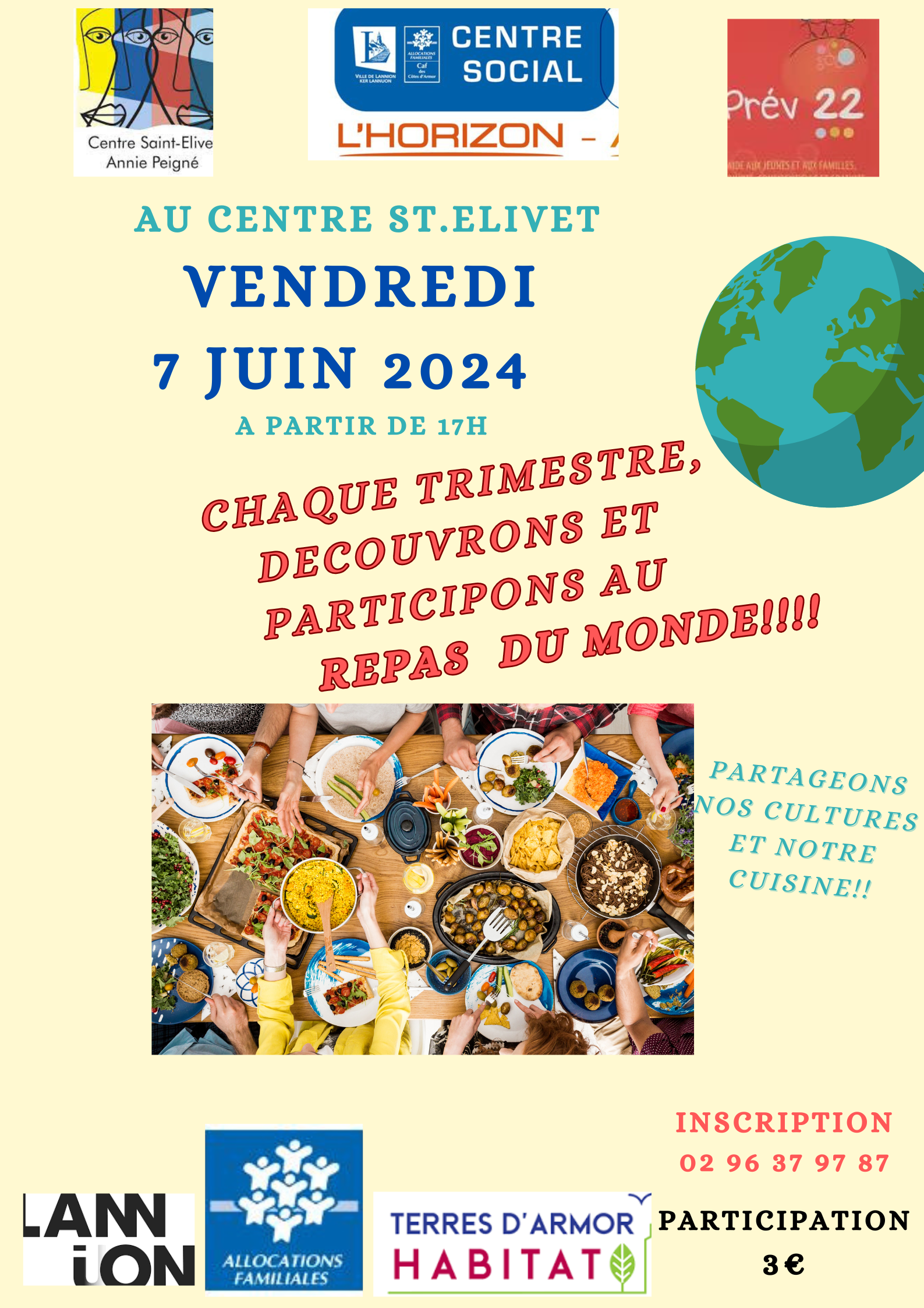 Repas du monde 7 juin