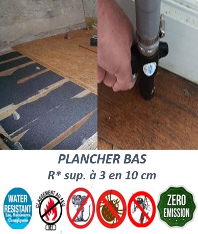 isolation planchers bas, isolation vide sanitaire
