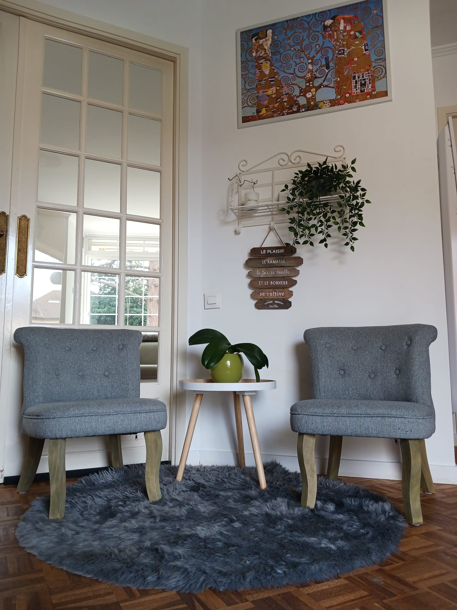 Salle d attente cabinet de sophrologie hypnose valerie cantaloube