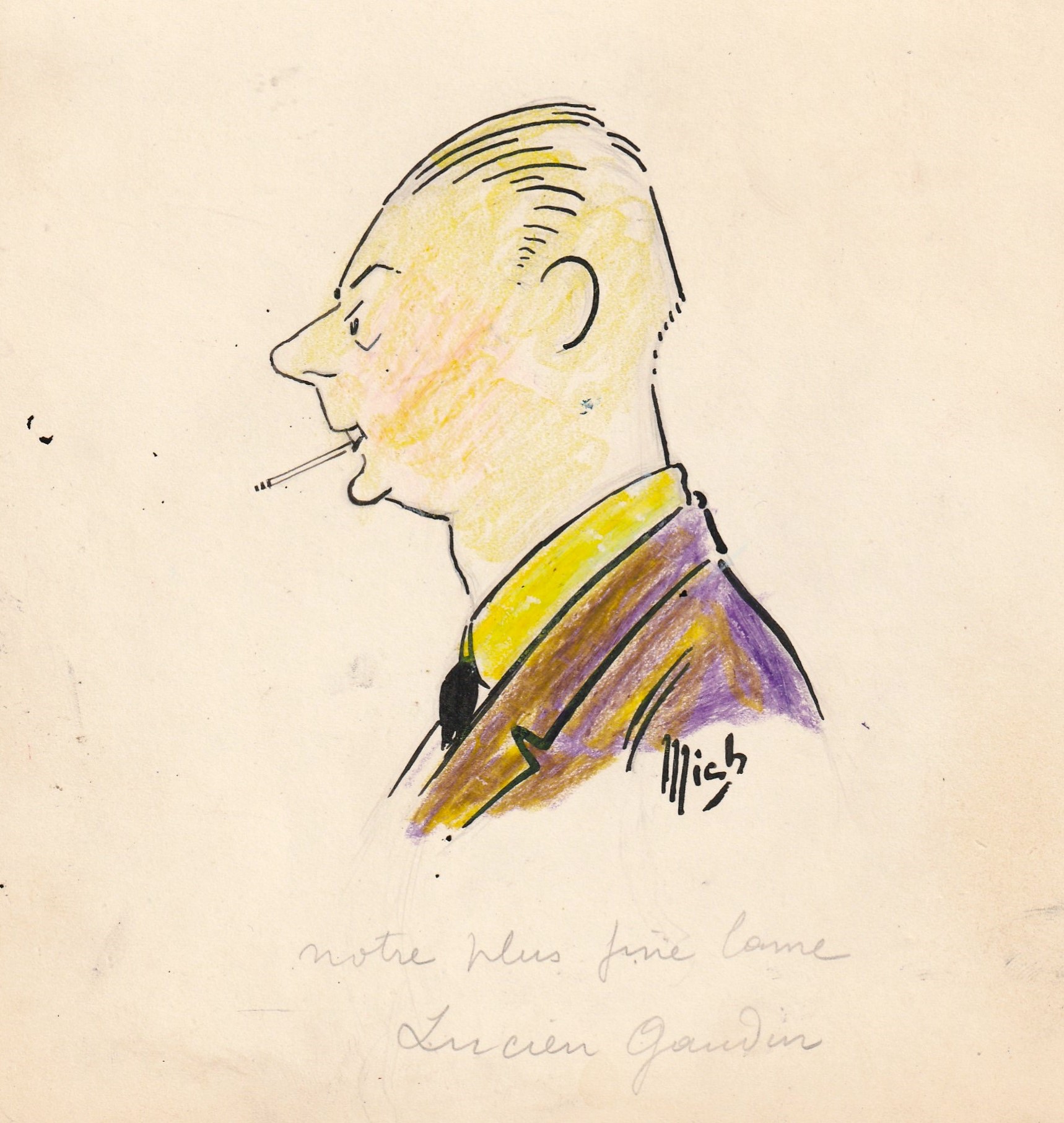 Mich portrait de lucien gaudin