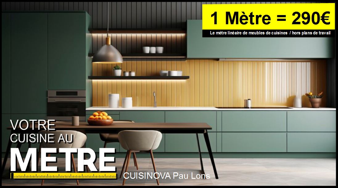 Cuisine verte design pau
