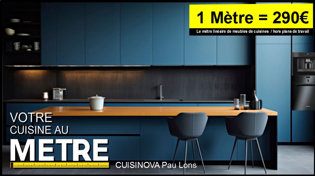 Cuisine bleu marine pau