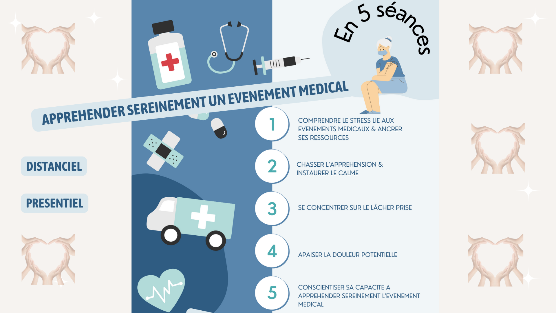 Image evenement medical slide page accompagnement collectif