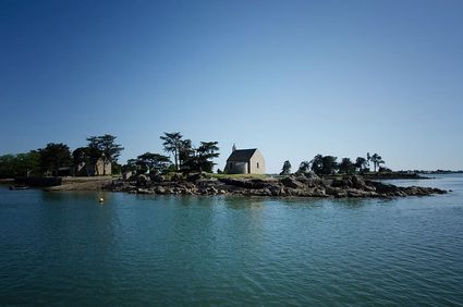 France gulf of morbihan chapelle rocher